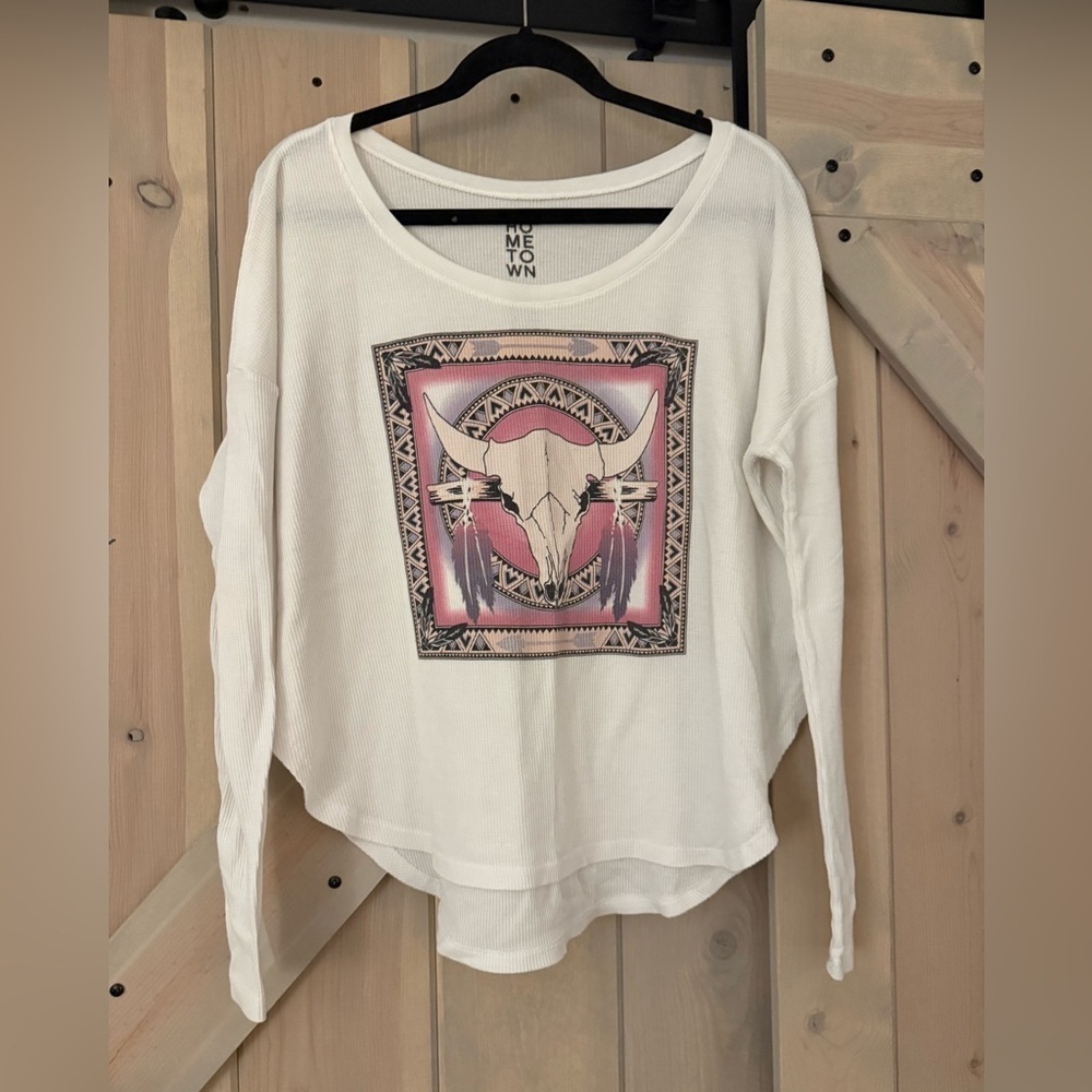 Hometown Heroes Bullhead Waffle Tee